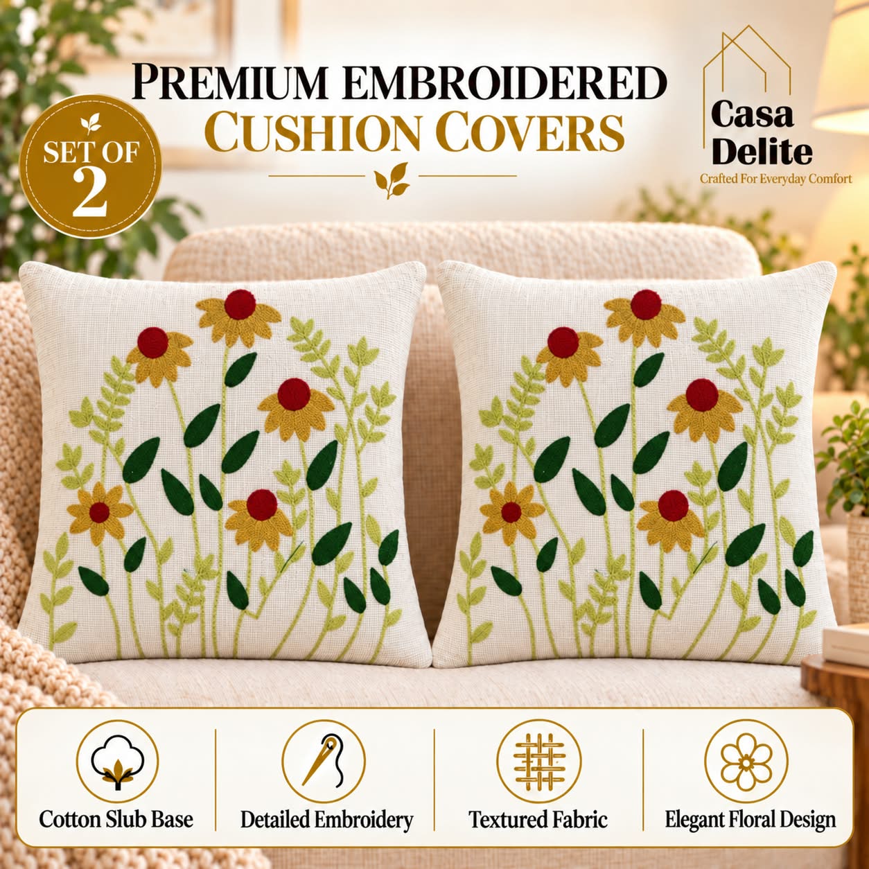 Premium Embroidered Cushion Covers 06